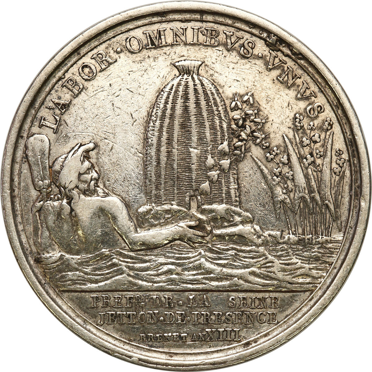 Francja. Żeton 1805 / 1821 - Prefektura Sekwany, srebro